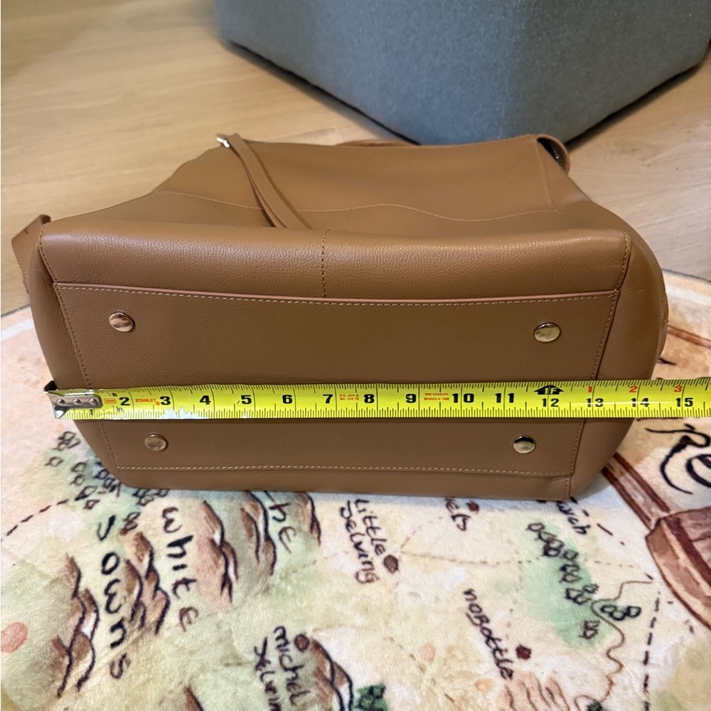 Mina Baie Harper Leather Full Baby Bag - Picture 9 of 10